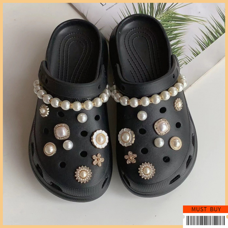 Jibbitz Crocs จี้ตกแต่งรองเท้า ชุดตัวต่อลายรองเท้า กันน้ำ | อุปกรณ์ตกแต่ง Clogs & Sandal สไตล์สากล