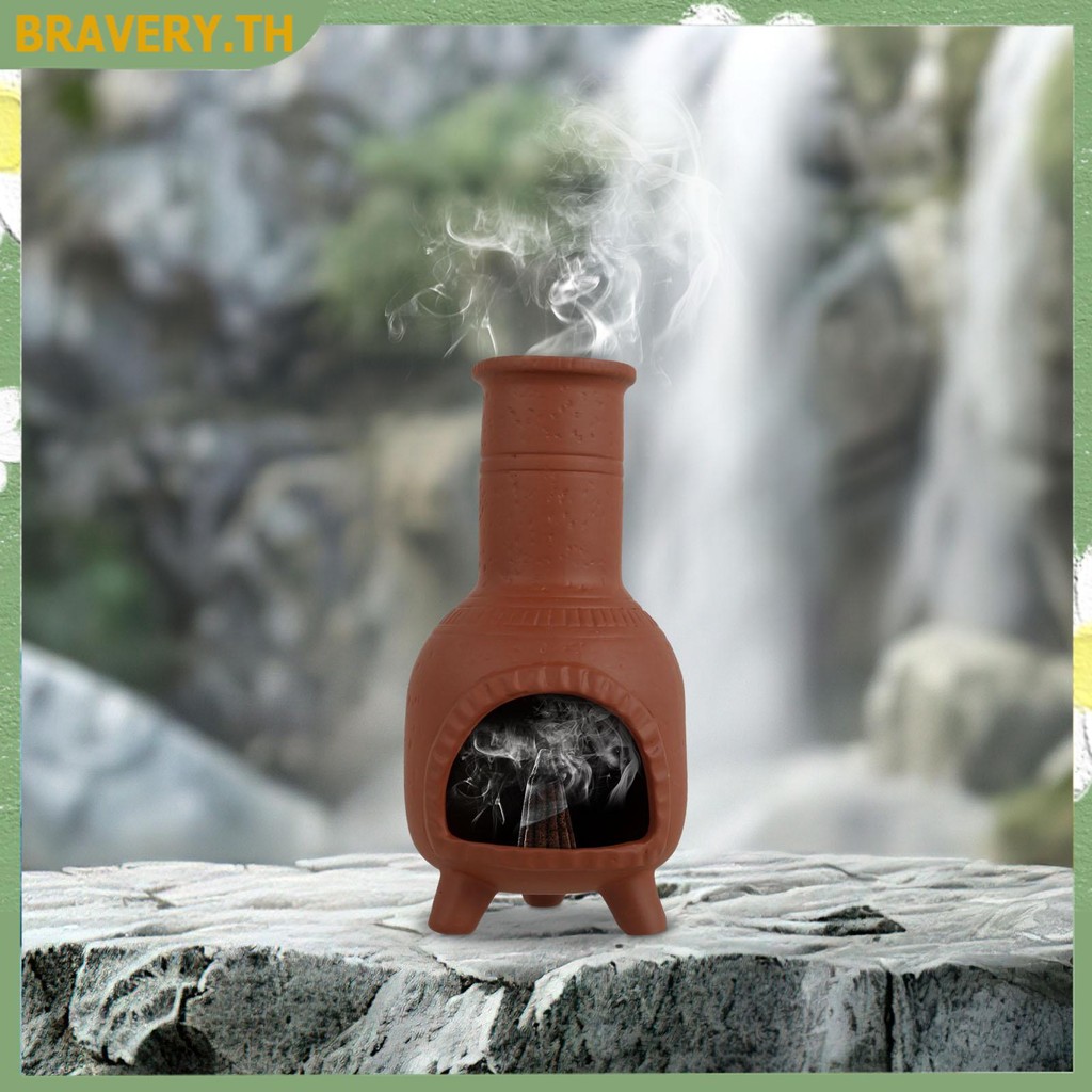 เซรามิคกลิ่นไม้ขาตั้ง Chiminea ธูปจานสําหรับ Sage ธูปชา Light Sage สําหรับห้องนั่งเล่น Study Room SH