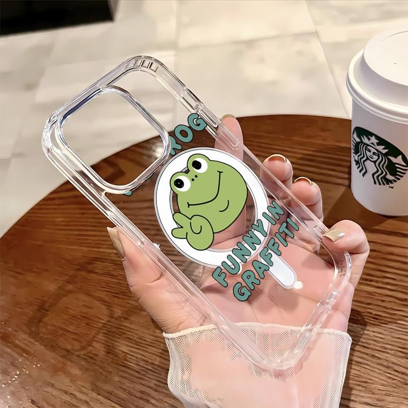 สําหรับIphone 手机壳 11 12 13 14 15 16Plus 11Pro 13Pro 11 12 13 14 15 16PRO MAXน่ารักการ์ตูนกบเจ้าชายBr