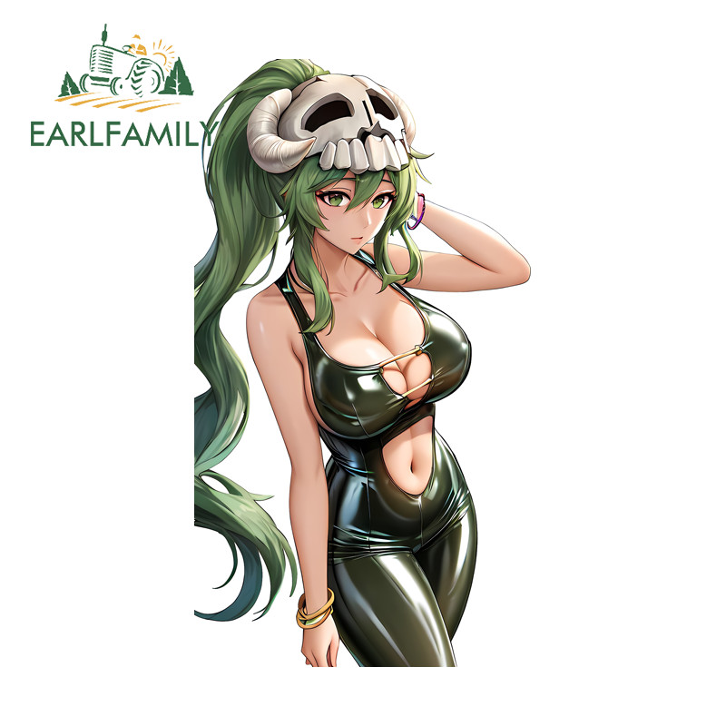 EARLFAMILY Bleach Nelliel Tu Odelschwanck สติกเกอร์รถรถจักรยานยนต์ Windows หมวกกันน็อกกันน้ําไวนิล D