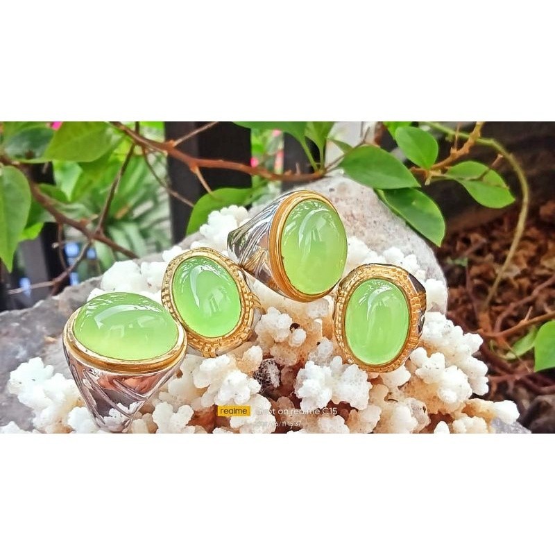 KING GRAPE AGATE STONE RING / ORIGINAL AGATE