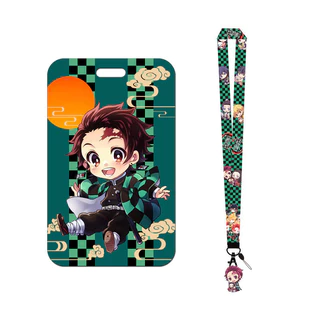 Anime Demon Slayer: Kimetsu No Yaiba Hard Bus ที่วางการ์ดเลื่อนการถ่ายเทความร้อนการ์ดวิทยาเขตนักเรียน