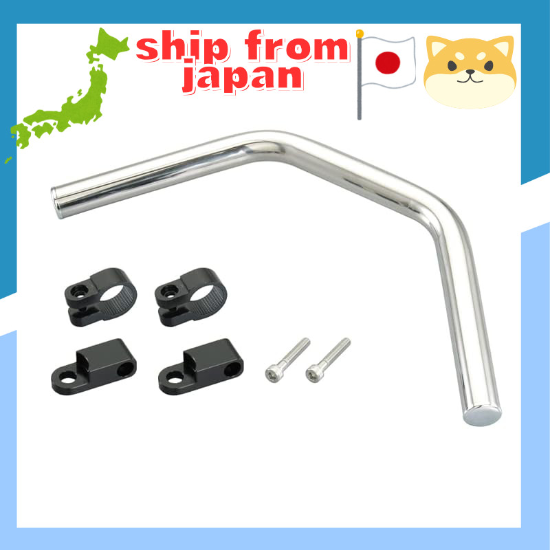 KITACO Front Fashion Bar φ22.2 Mounting Bracket - Up to 500g Load Capacity - 8mm Mirror Hole Compati