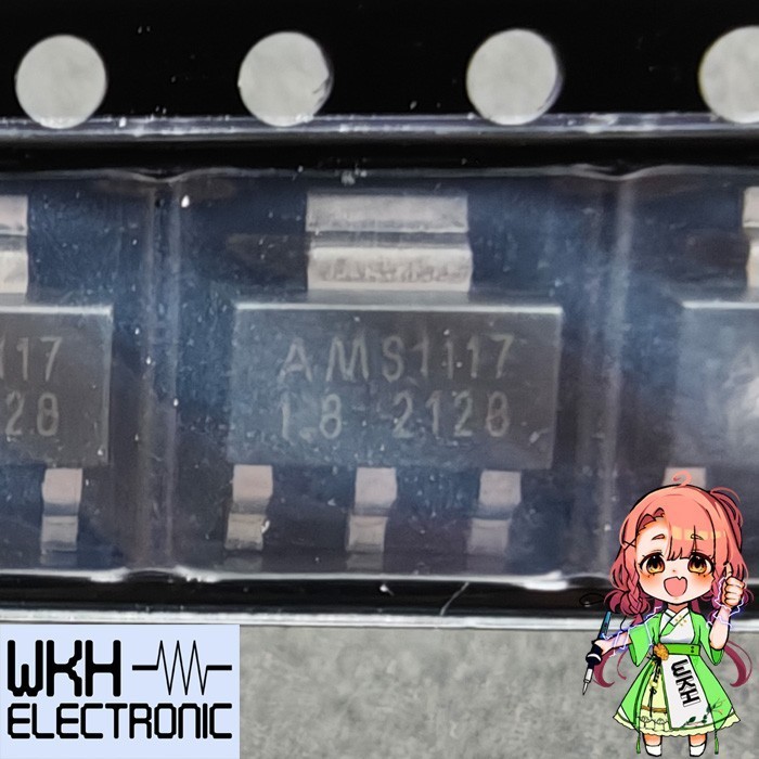 EWR27 ต้นฉบับ AMS1117-1.8 1A คงที่ 1.8V LDO Regulator AMS1117 1.8V SOT-223