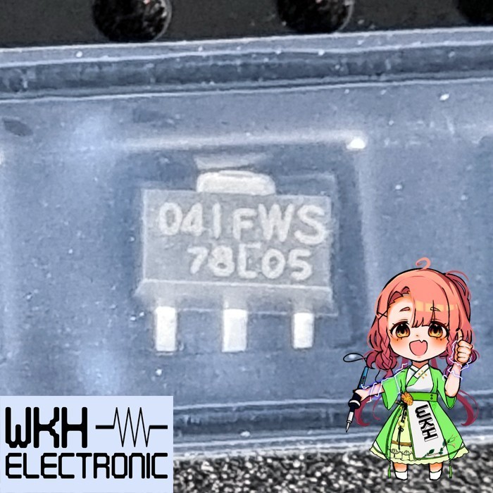 EWR27 ORI 78L05 L78L05 7805 ตัวควบคุมแรงดันไฟฟ้า 5V 0.1A 100mA SOT-89 SMD