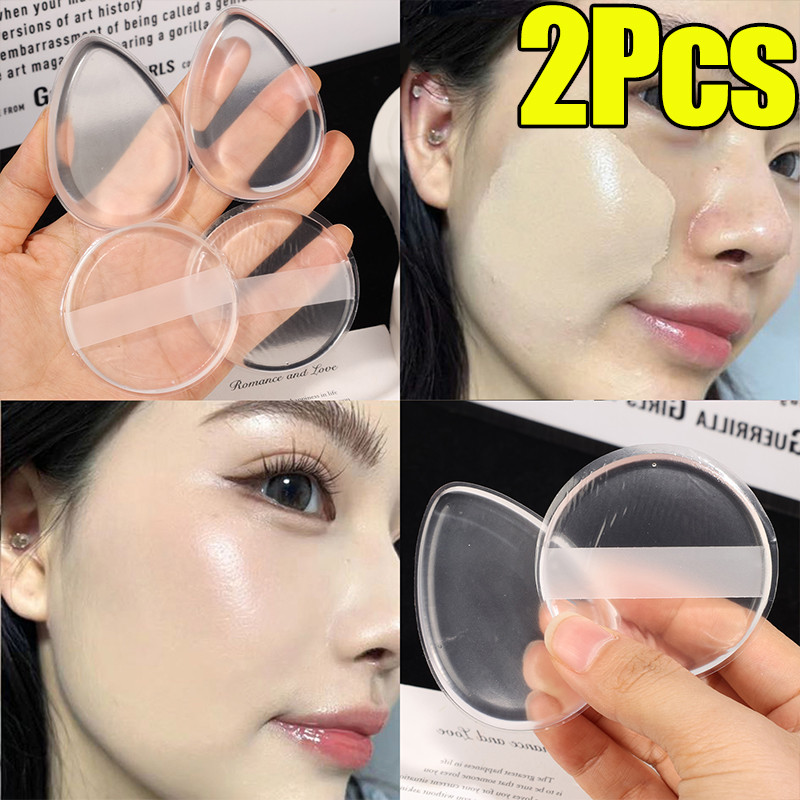 พัฟแต่งหน้าทรงกลมทรงกลมคลาสสิก - รองพื้นซิลิโคนใสยืดหยุ่นสูง Blende Ake Up Air Cushion