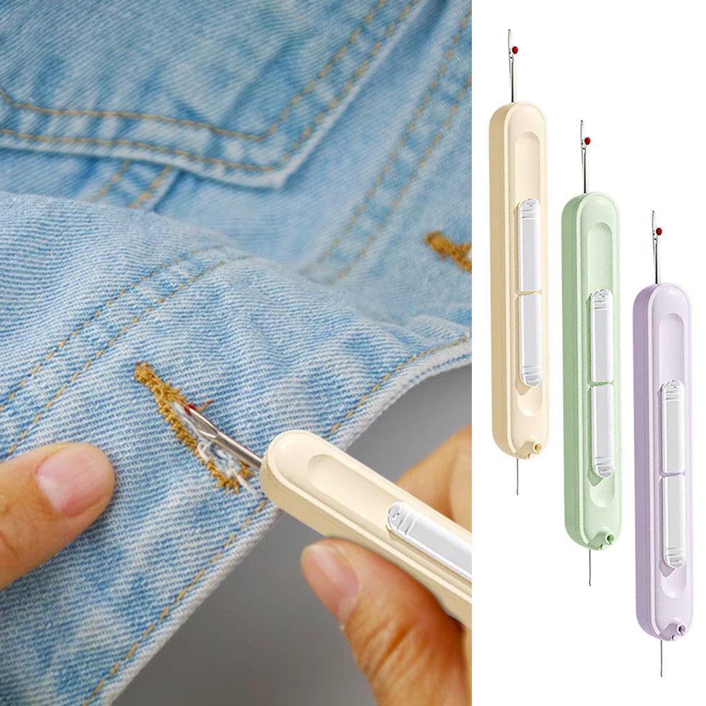 【พร้อมส่ง】ที่สนเข็มถอดด้ายแบบ2ใน1 ที่ถอดตะเข็บเย็บผ้า และที่สนเข็ม ในครัวเรือน เครื่องมือพิเศษสําหรับช่างด้ายมัลติฟังก์ช - รูปที่ 2