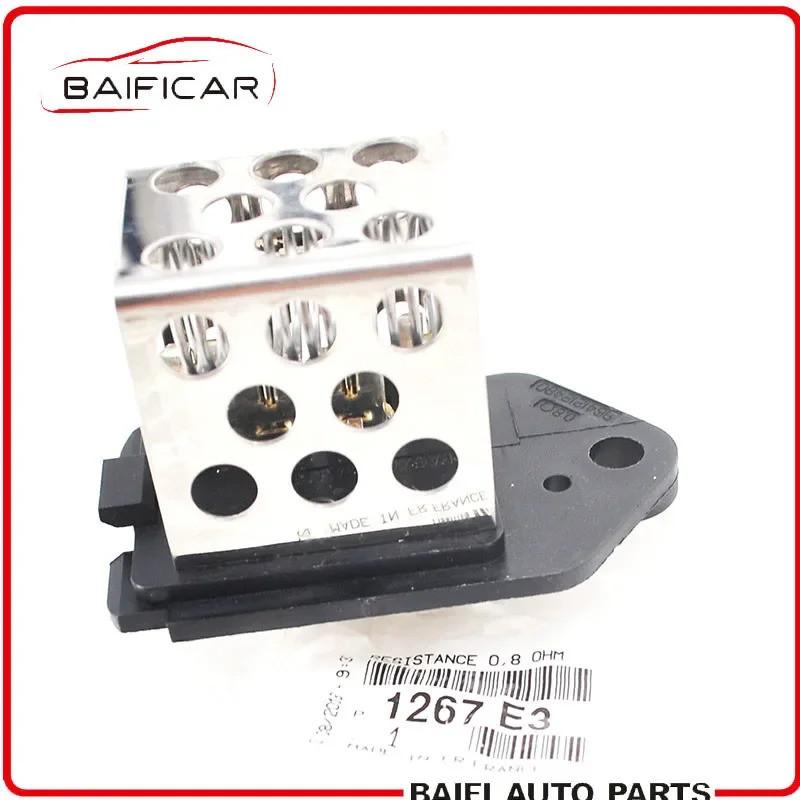 ยี่ห้อใหม่ 0.8 Ohm Blower หม้อน้ําพัดลมมอเตอร์รีเลย์ Resistor 1267E3 สําหรับ Citroen C2 C3 Xsara Peu