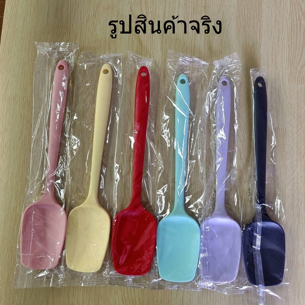 พายตะหลิว พายตัก พายซิลิโคนไร้รอยต่อ ทนความร้อนสูง 2 ขนาด