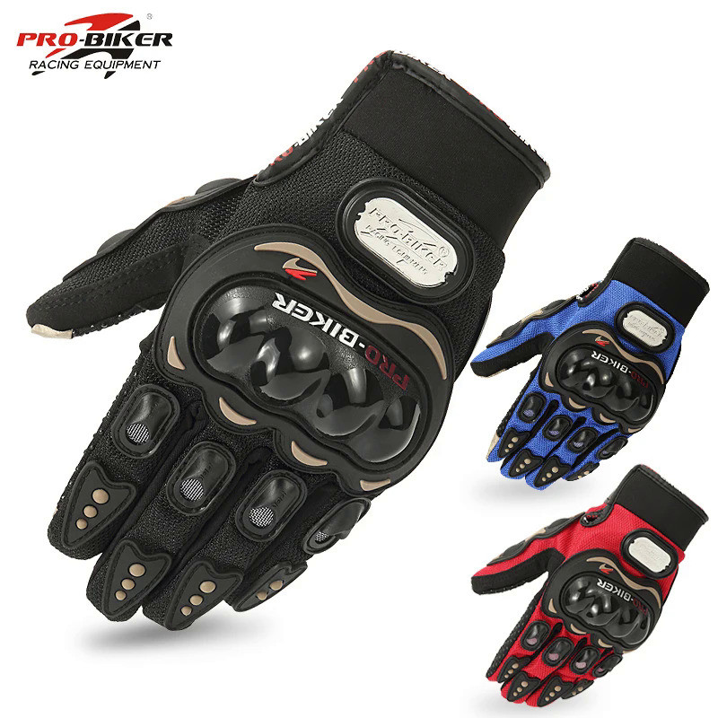 Motorcycle Gloves Touch screen Full Finger Racing Glove Outdoor Sport Protection Riding Cross Dirt B