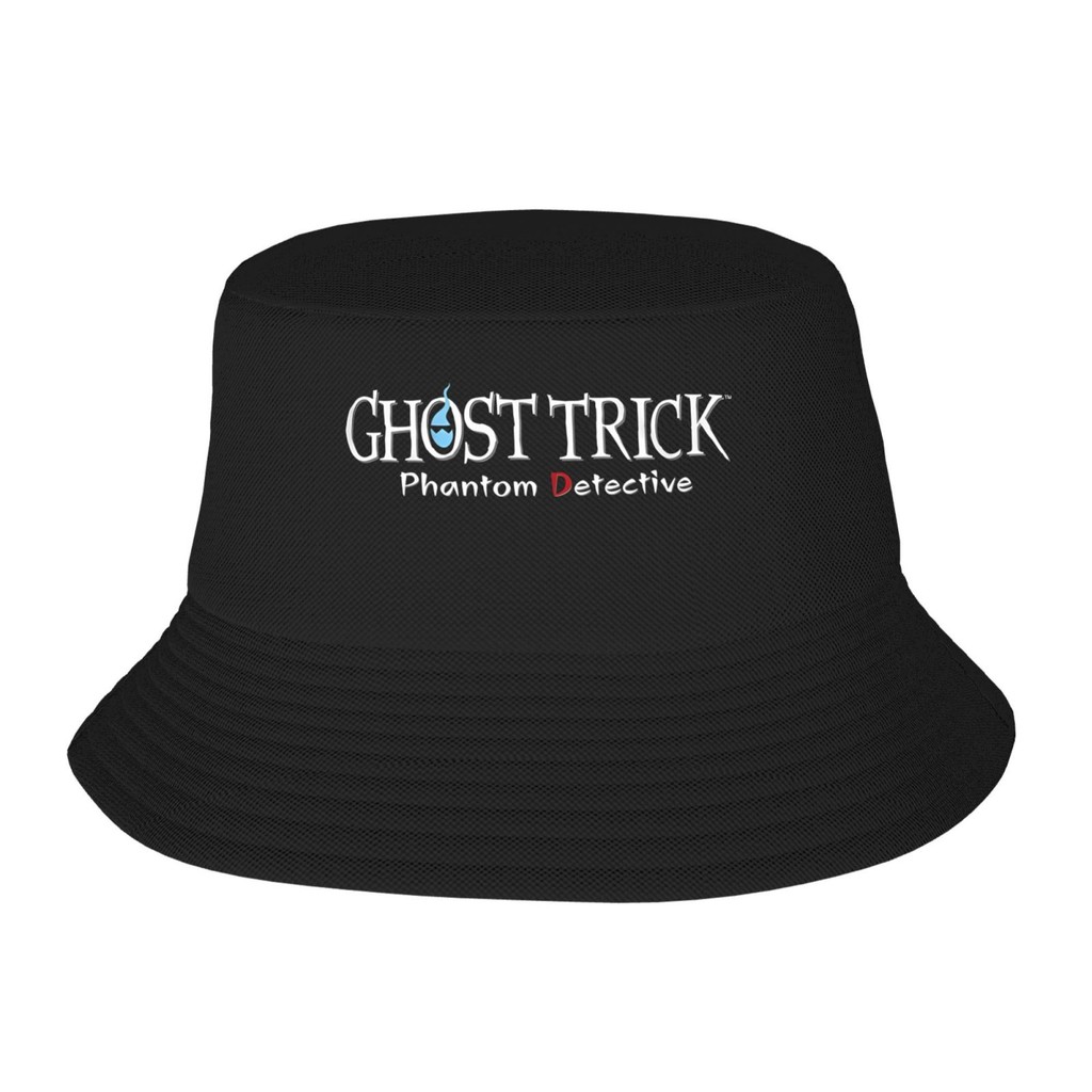 Ghost Trick Phantom Detective Novelty Print หมวกชาวประมง