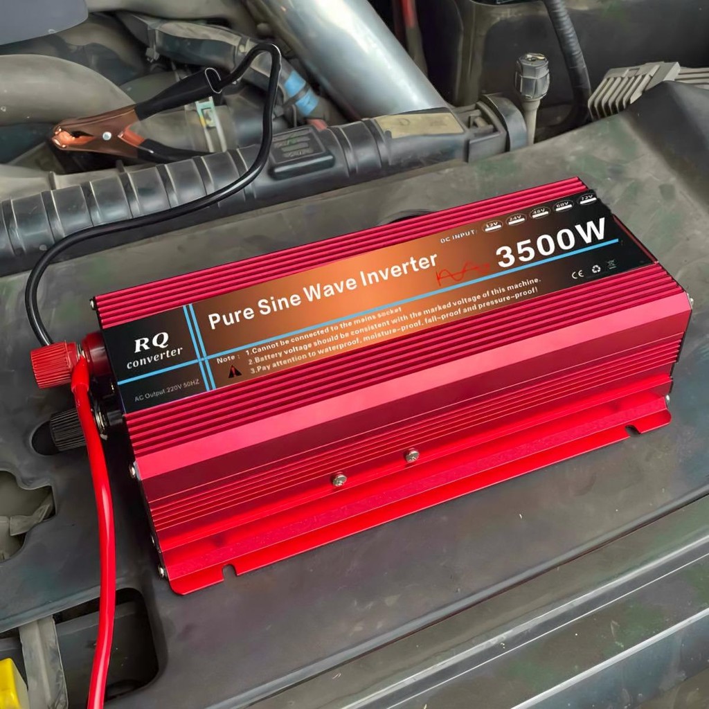 RQ3500W 12V อินเวอร์เตอร์ 12V to 220V 12V 220V ดัดแปลง Sine Wave 4000 วัตต์อินเวอร์เตอร์ไฟฟ้า อินเวอ