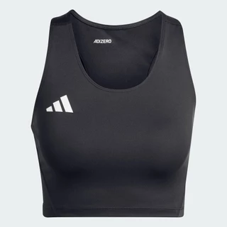 adidas วิ่ง เสื้อครอปสำหรับวิ่ง Adizero Essentials ผู้หญิง สีดำ IY5506