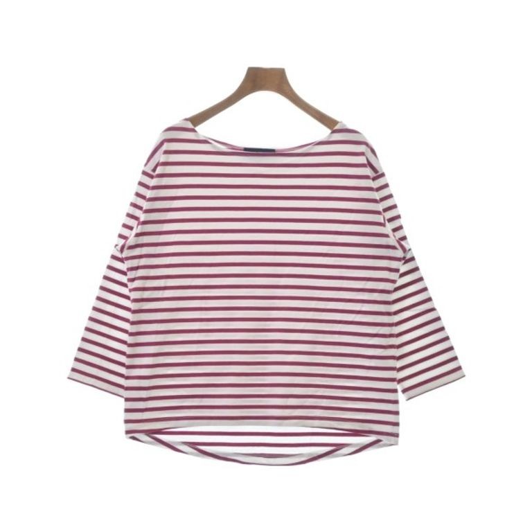 CHANTECLAIR Tshirt Shirt pink Striped Women White Direct from Japan Secondhand