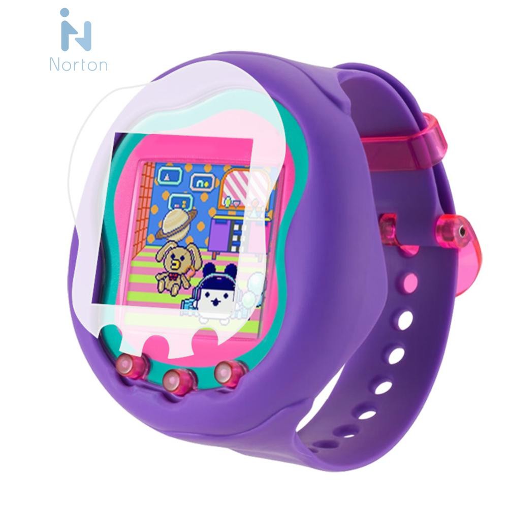 2 ชิ้น PET/TPU ฟิล์มกันรอยหน้าจอ Anti-Scratch Screen Film สําหรับ Tamagotchi Uni [Norton.th]