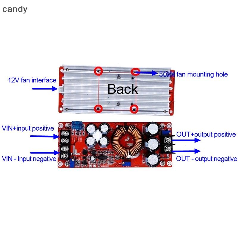 Ndy 1200W High-Power Converter Boost Step-up Power Supply โมดูลปรับ On-board ชาร์จโมดูล Boost Converter Regulator N