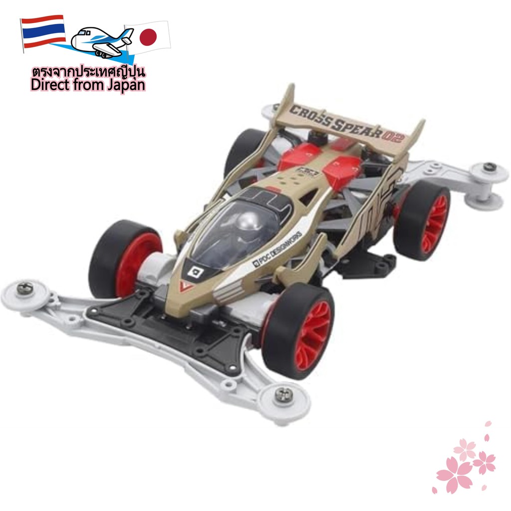 【สินค้าชิ้นนี้เป็นของแท้】TAMIYA Racer Mini 4WD 18104 No.104  Cross Spear 02 VZ Chassis <ตรงจากประเทศ