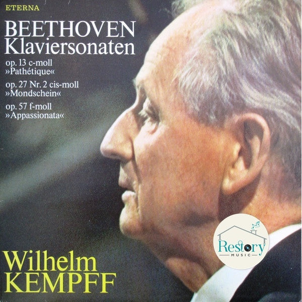 แผ่นเสียง Ludwig van Beethoven, Wilhelm Kempff - Klaviersonaten (Vinyl) (VG+)