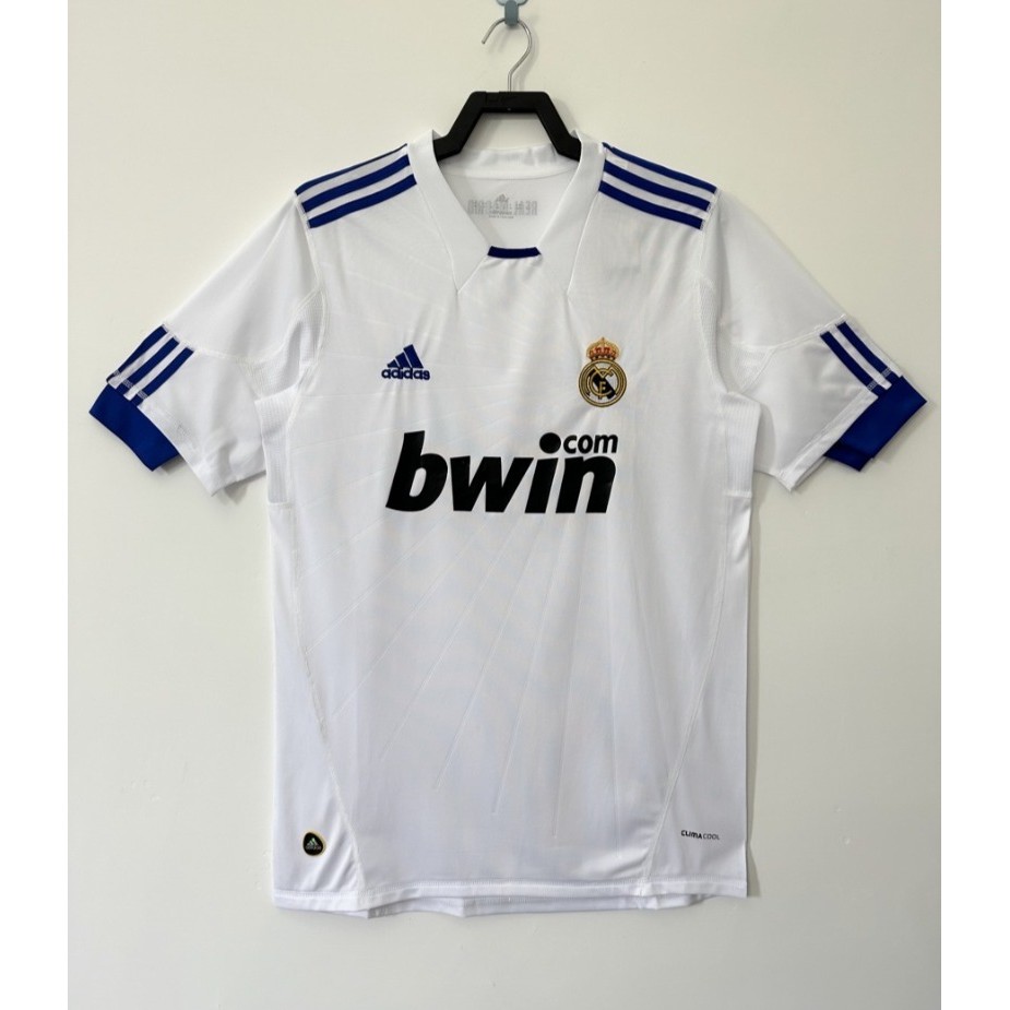 2010/11 Real Madrid Home Vintage Soccer Jersey S-XXL ผู้ใหญ่แห้งเร็วแขนสั้นกีฬาเสื้อฟุตบอล AAA