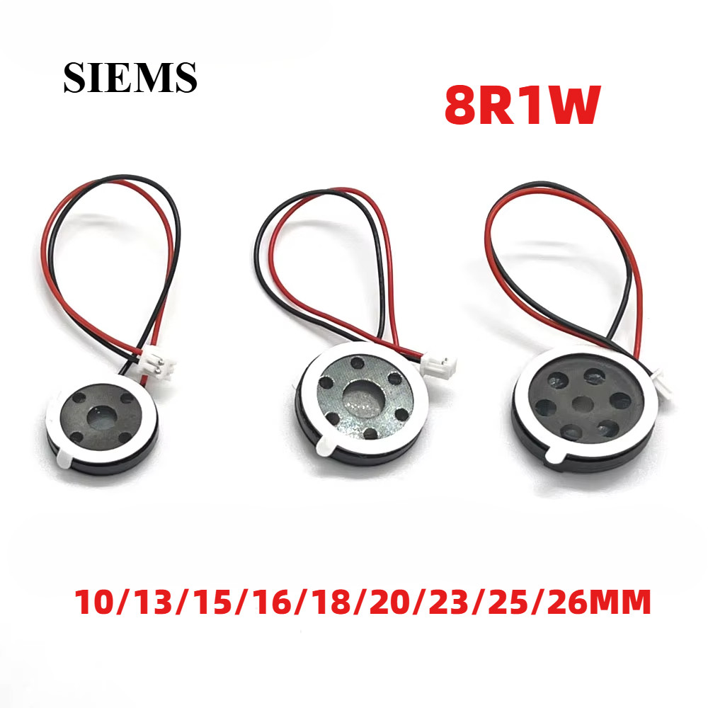 ลําโพงฮอร์น 10/13/15/16/18/20/23/25/26 มม.รอบฮอร์น 8R1W พร้อม PH1.25 Terminal Connector Wrie