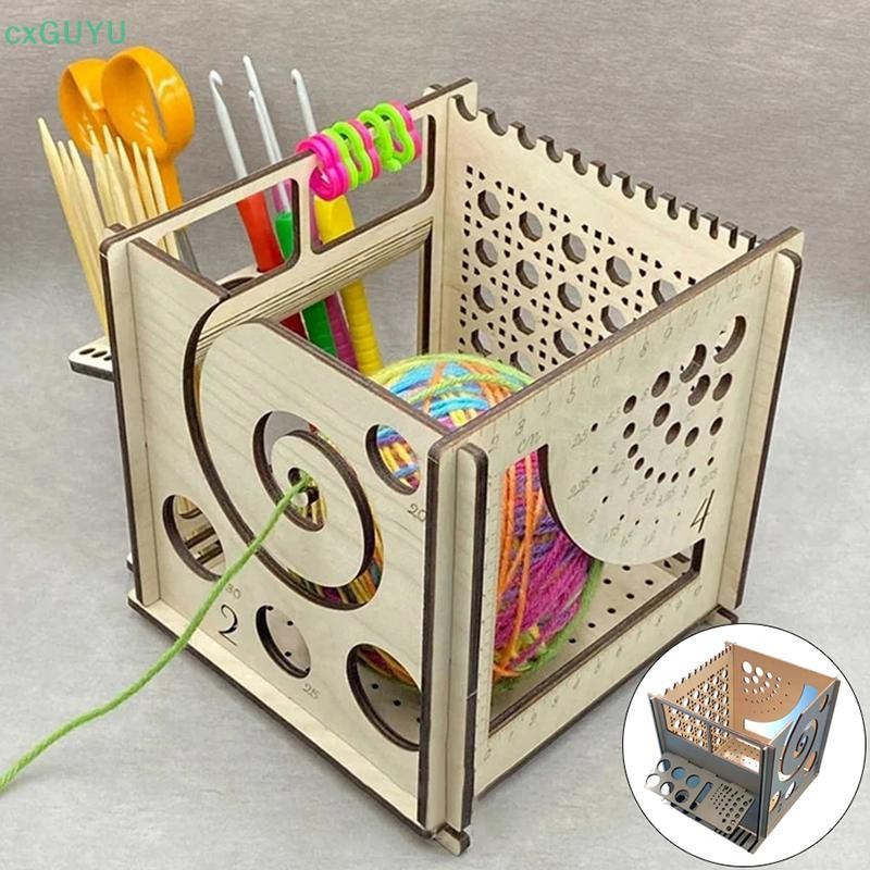 [cxGUYU] Creative Yarn Bowlโครเชต์จัดเก็บผู้ถือDIY Yarn Dispenser KnitgชามสําหรับKnitgโครเชต์Skeins PRTA
