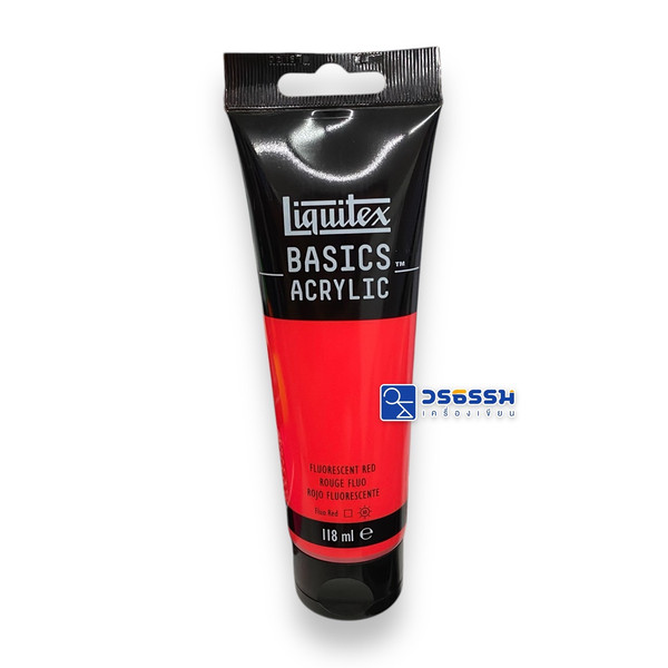 สีอะคริลิค Liquitex รุ่น Basics Acrylic ขนาด 118 มล. #983 Fluo Red