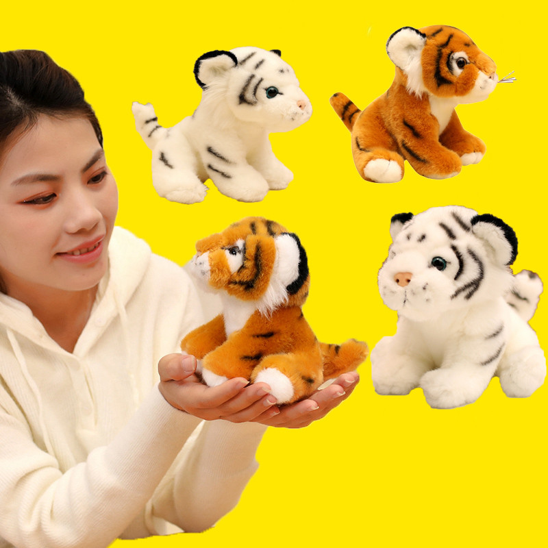 บวก น่ารัก เสือของเล่นตุ๊กตาน่ารักจําลองตุ๊กตาเสือสัตว์หมอนให้เด็กแฟนของขวัญวันเกิดบ้านห้องนอนตกแต่ง