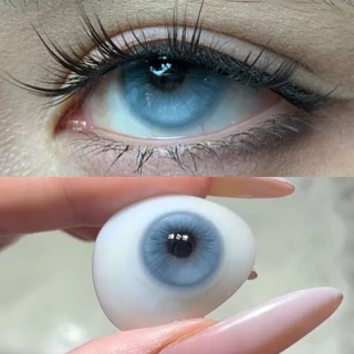 Graded 2 ชิ้น/1 คู่ Watery Color คอนแทคเลนส์ 14.5 มม. Softlens