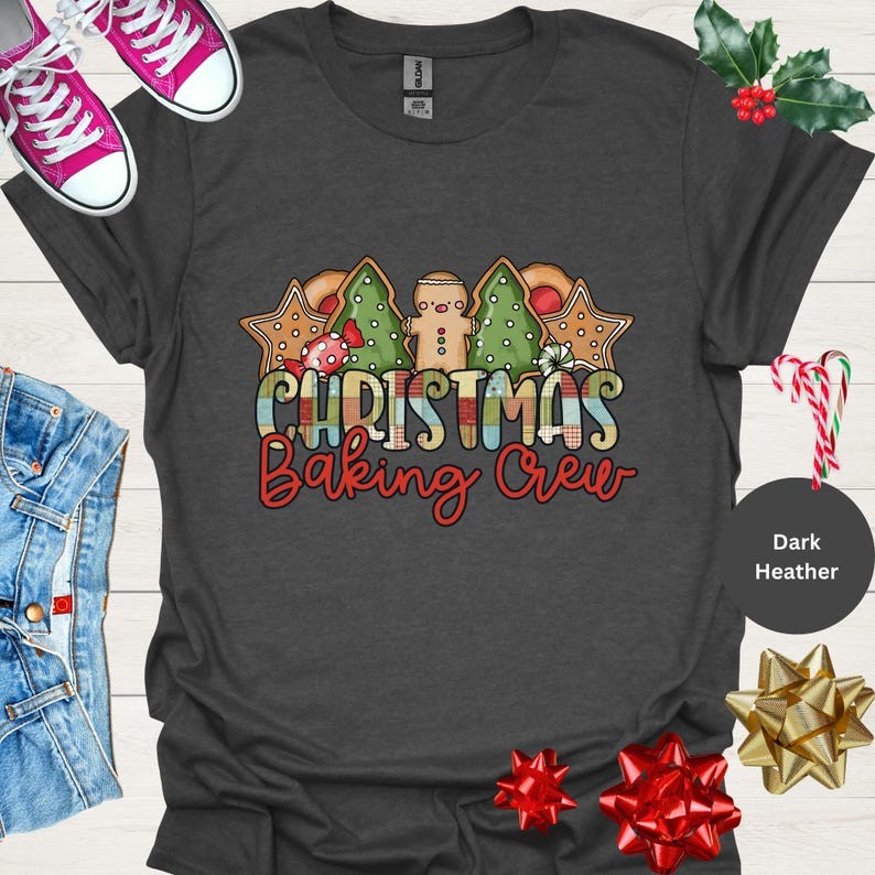 Christmas Baking Shirt Holiday tshirt Christmas Shirts for women oversized tshirt plus size tshirts 