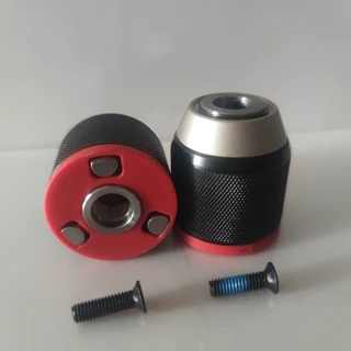 Weida 10 มม.โลหะเกรดอุตสาหกรรมแหวนสีแดง 3/8 Ratchet Self-Locking Chuck ไฟฉายเจาะหลวมลิเธียมสว่านไฟฟ้า