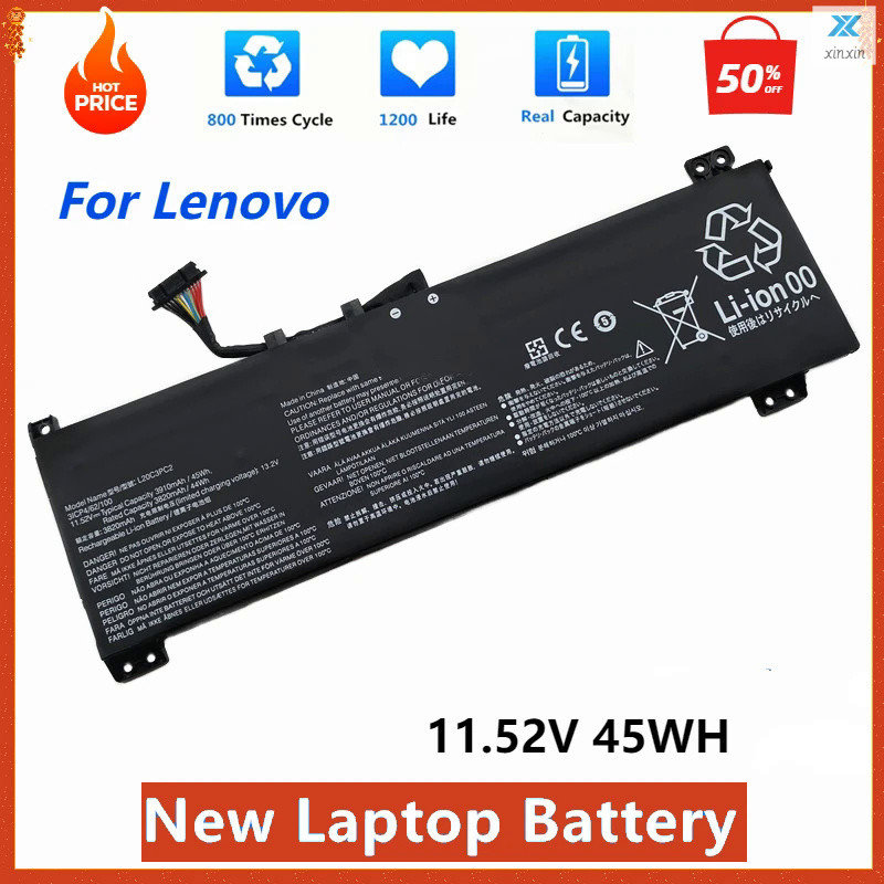 ใหม่ l20c3pc2 l20d3pc2แบตเตอรี่แล็ปท็อปสำหรับ Lenovo IdeaPad GAMING 3 15ihu6 15ach6 82k2 11.52V 45wh