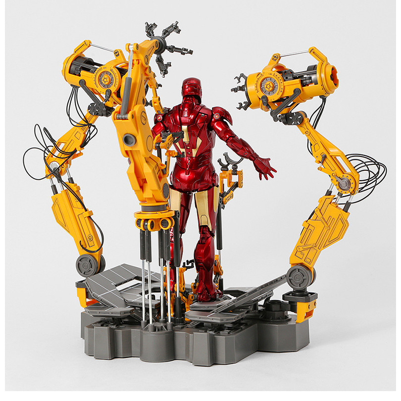 Zhongdong Iron Man MK4 เกราะถอดตาราง Luminous ตาราง Mecha Deluxe Edition รูปเครื่องประดับของเล่น - รูปที่ 7