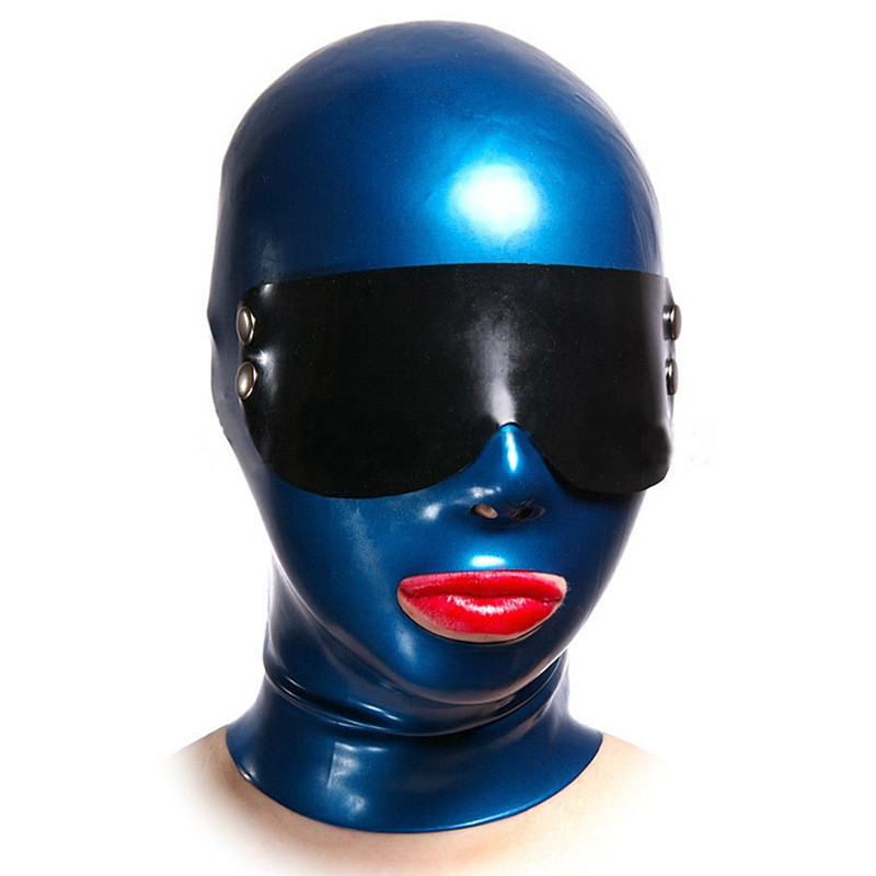 ✨Latex Headgear latex Mask Mask Party Mask แฟชั่นเซ็กซี่หมวก latex