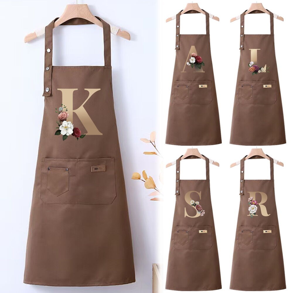 Household Kitchen apron Chef's Original Waterproof Apron Gold series