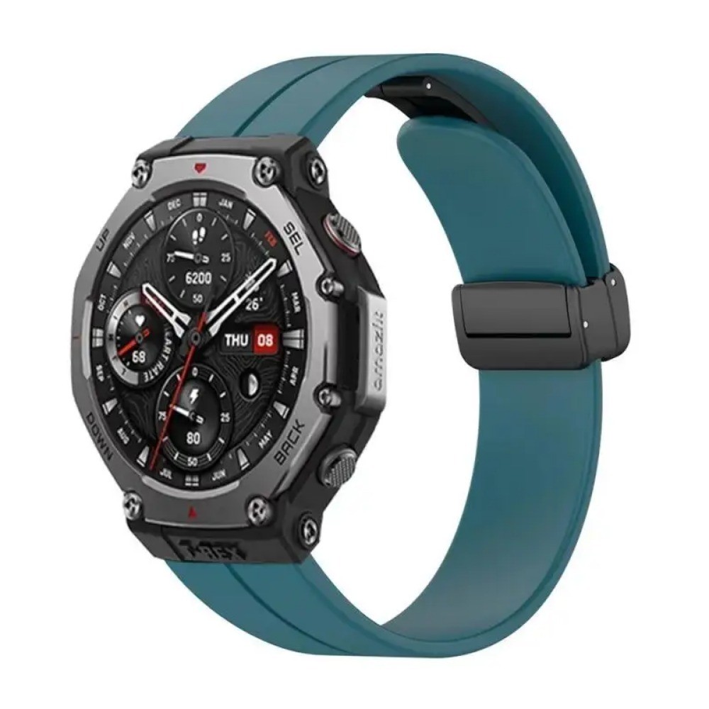 สายซิลิโคนสําหรับ Huami Amazfit T-rex 3/2 หัวเข็มขัดแม่เหล็กสําหรับ Amazfit T-rex pro อุปกรณ์เสริมนาฬิกาอัจฉริยะ Correa เข็มขัด - รูปที่ 6