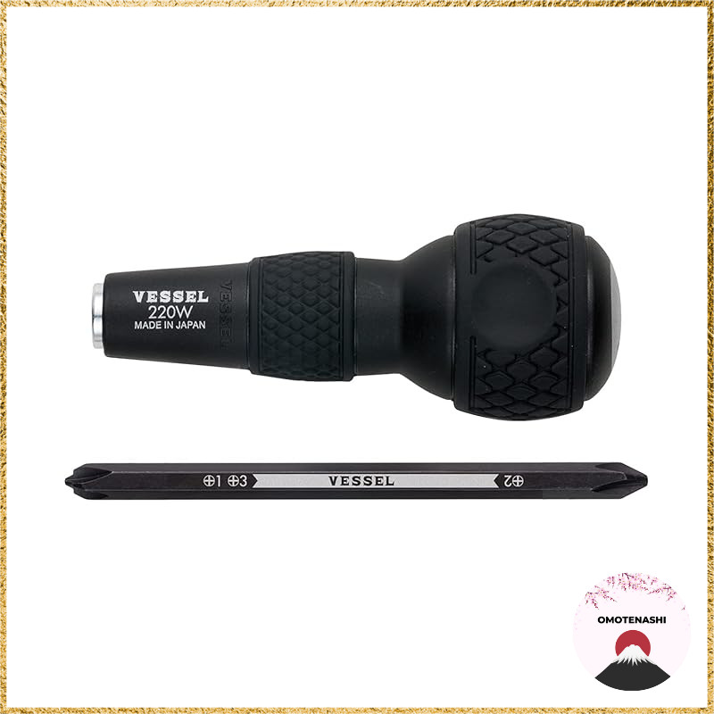 VESSEL Ball Grip Multi-Bit Screwdriver