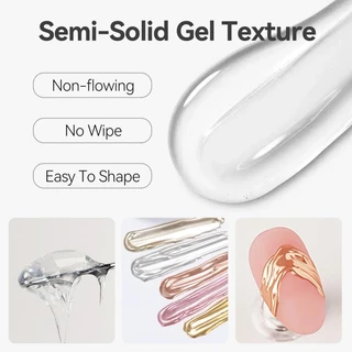 BORN PRETTY Solid Moulding เล็บเจล Soak Off เล็บ Glitter กระจกผง Chrome ฝุ่น Pigment ชุดตกแต่งเล็บ