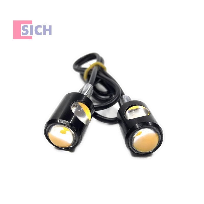 [Sich] Creative Motorcycle Signal Lamp License Plate Light หลอดไฟ LED Eye Shape Turn Indicator Super Bright ติดตั้งง่ายใหม่ ราคา ถูกที่สุด ดีลบีเคเค แกลเลอรีภาพที่ 8