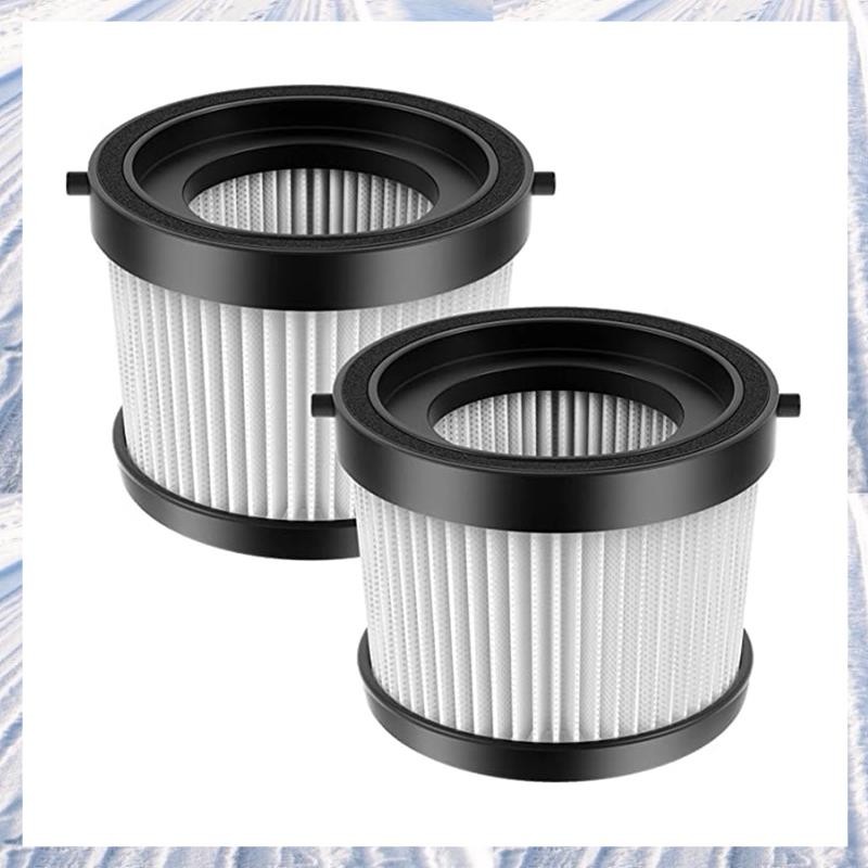 2 ชิ้นเปลี่ยนกรองสูญญากาศกรองสําหรับ DCV501HB 20V เครื่องดูดฝุ่นมือถือไร้สาย, พร้อมปะเก็นสีดํา, ส่วน DCV5011H