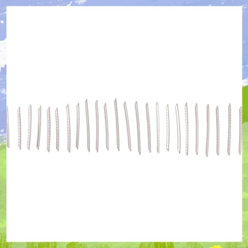 2.2MM กีตาร์ไฟฟ้าอะคูสติก 24 Frets Fret wire Fret ชุดลวด, สีเงิน
