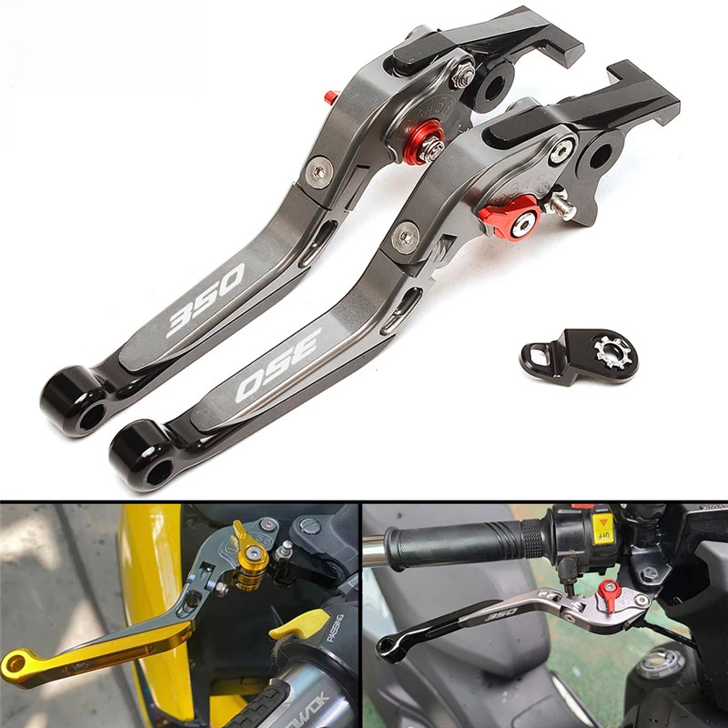CNC มือจับที่จอดรถ มือเบรคคลัตช์ พร้อมล็อคที่จอดรถ สําหรับ HONDA FORZA 350 FORZA350 FORZA300 2016-20