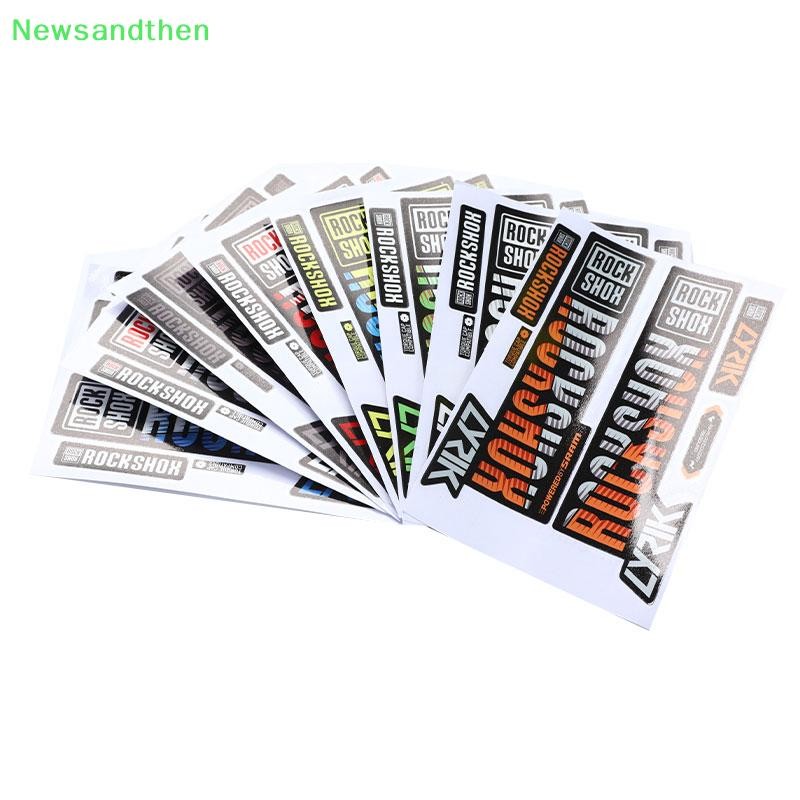 Newsandthen สติกเกอร์ส้อมด้านหน้าจักรยานเสือภูเขาโช้คอัพหน้าเปลี่ยนสติกเกอร์กันน้ํา Nice