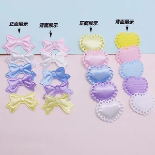 [10 ชิ้น] ins ลมบัลเล่ต์ความรักทําด้วยมือ DIY เครื่องประดับอุปกรณ์ตกแต่งลูกไม้ปกการ์ด วัสดุบาร์ถอดตกแต่ง