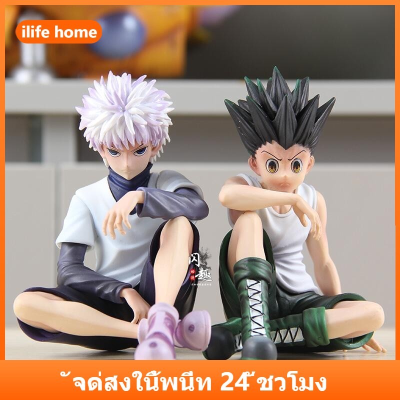 💥จัดส่งจากประเทศไทย💥HUNTERHUNTER GON FREECSS คอสเพลย์ Killua Zoldyck Action Figure อะนิเมะรูป COD สต็อกรูปตุ๊กตาของเล่นสําหรับเด็กของขวัญคอลเลกชันเครื่องประดับรถตกแต่งบ้านเค้ก Decorat