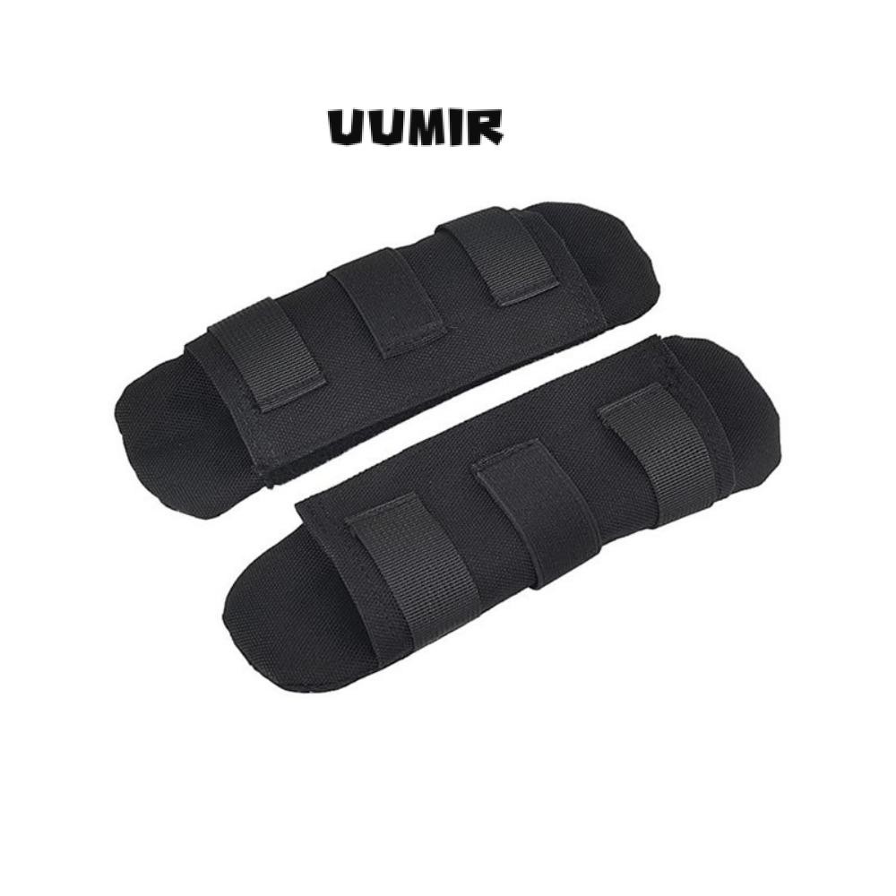 UUMIR แผ่นรองไหล่ 2 ชิ้น, แผ่นรองสายคล้องไหล่กระเป๋าเป้สะพายหลังกันกระแทกระบายอากาศ, แผ่นรองไหล่มัลติฟังก์ชั่นกันลื่นแบบถอดได้คุณภาพสูงกลางแจ้ง