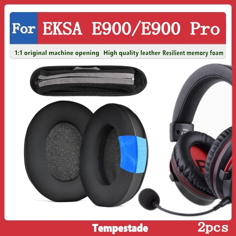 สําหรับ EKSA E900/E900 Pro Earmuffs เคสหูฟังแผ่นรองหูฟังตาข่าย Cool Gel