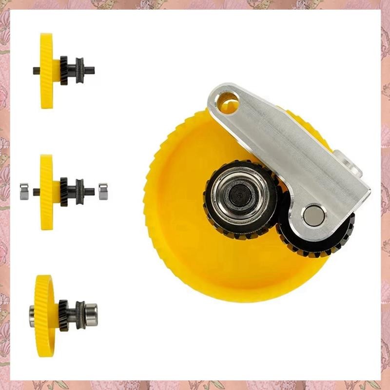 [h3w732xnj.ph] ชุดเกียร์ไดรฟ์สําหรับ P1S P1P X1 Carbon X1C อัพเกรดเคลือบ Dual Drive Gear Extruder Ki