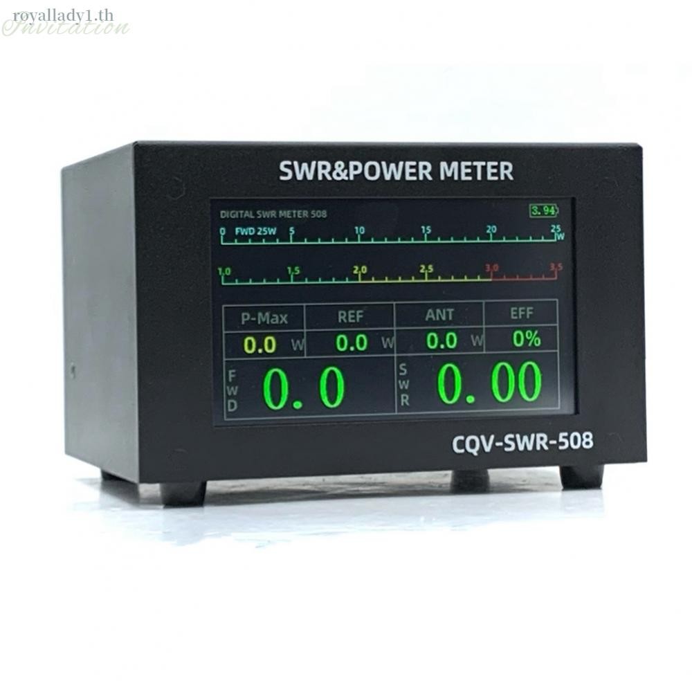 200W Digital VSWR Meter 1.8-54MHz VSWR Power Meter พร้อมหน้าจอ IPS 4.3