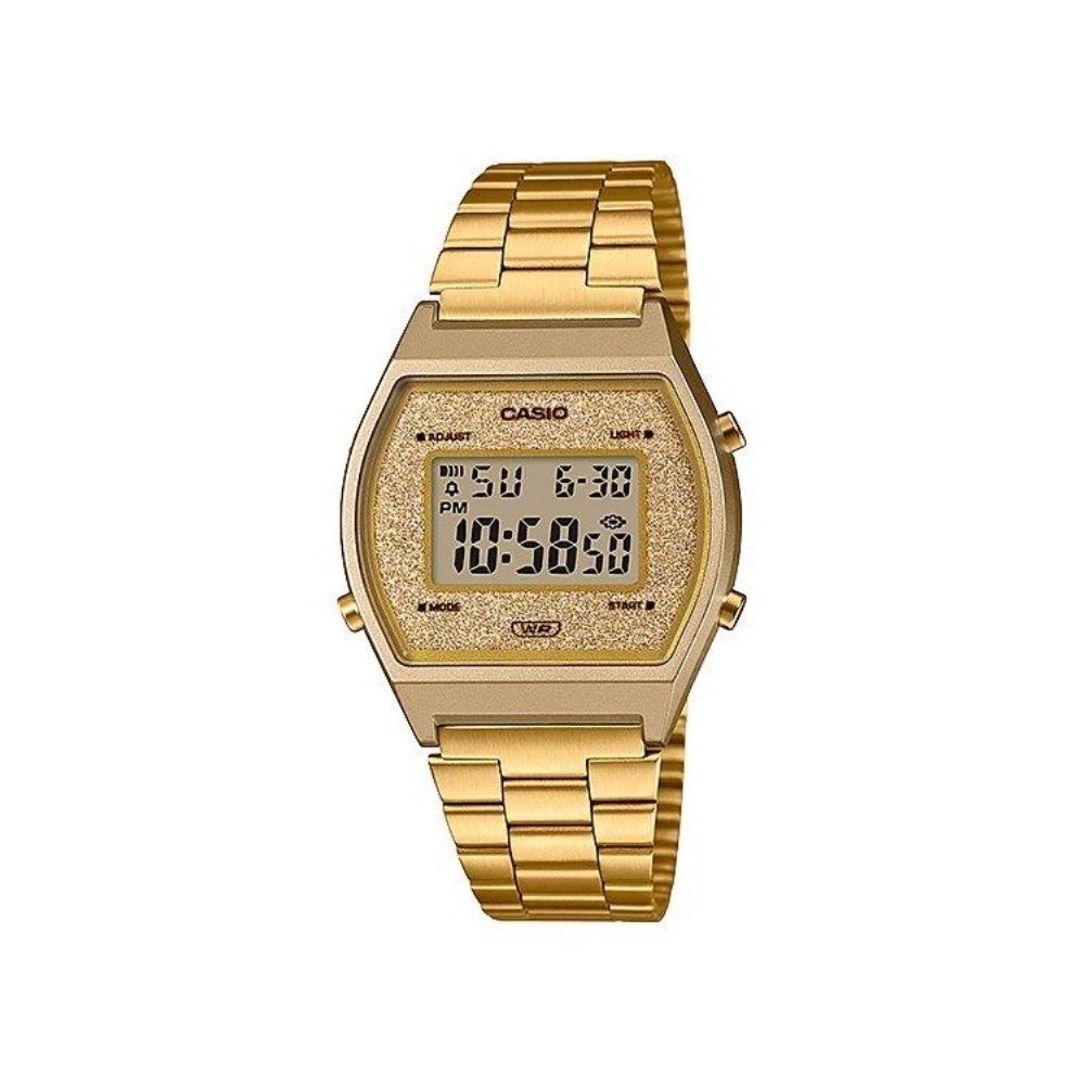 CASIO นาฬิกาข้อมือ CASIO รุ่น B640WGG-9DF วัสดุสเตนเลสสตีล สีทอง