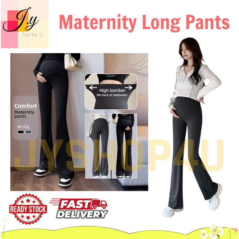 (JYSHOP4U) กางเกงคนท้องยาวตั้งครรภ์เอวสูง Bootcut Slim Leggings Y045/J11988/Y119 กางเกง